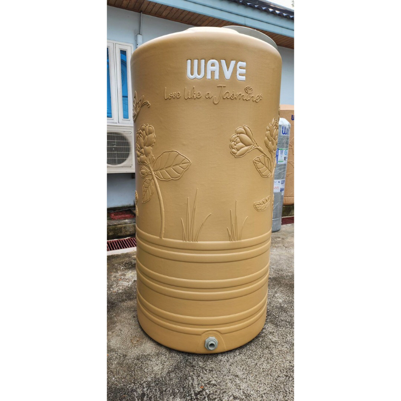 WAVEแทงค์น้ำEarth/Jasminส่งทั่วประเทศ 1000/2000ลิตร สีครีม/สีเทา