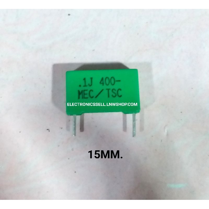 0.1UF400V 0.1uf  100NF 104K 104J 104 400v DC Polypropylene Capacitor ตัวเก็บประจุ คาปาซิเตอร์ ขนาด7×