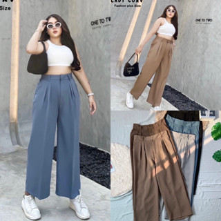 Minimal Trousers 🧀🍪🍩  กางเกงขายาว 2 จีบใหญ่ ตะขอหน้า เอวสูง