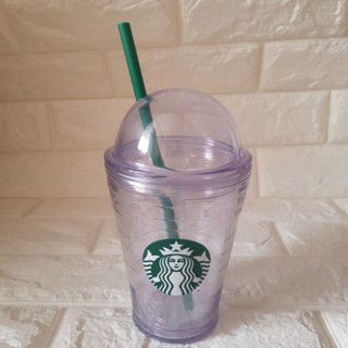 (แท้/พร้อมส่ง) Starbucks แก้วน้ำฝาโดม ขนาด 12 oz.