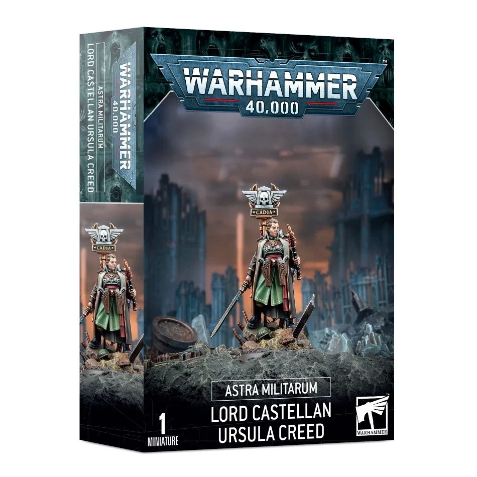 [GW พร้อมส่ง]Warhammer40k:ASTRA MILITARUM: LORD CASTELLAN URSULA CREED โมเดลเกมสนามจำลอง