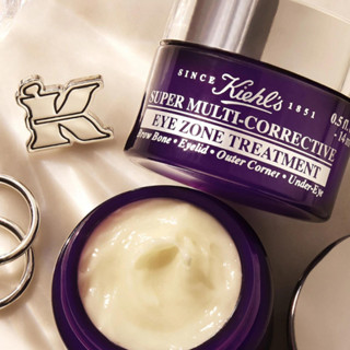 JUL02 ส่งฟรี KIEHL‘S Super Multi-Corrective Eye Zone Treatment 14ml  ผลิตภัณฑ์บำรุงรอบดวงตาทั้ง 4 จุด