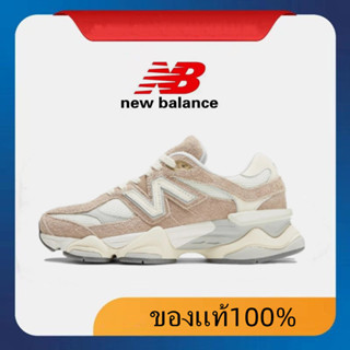 New Balance 9060 Pink and white Sports shoes ของแท้ 100 %