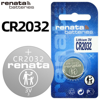 ถ่านกระดุม Renata Lithium 3V CR2032 ของแท้ 1 ก้อน