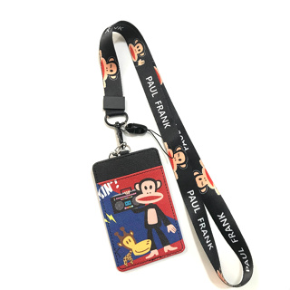 PAUL สายคล้องคอ สายคล้องบัตร ที่ใส่บัตร ซองใส่บัตร ที่ใส่บัตร พร้อมสายคล้องคอ ลาย paul frank งานดี สวยงาม   BY  798  SHO