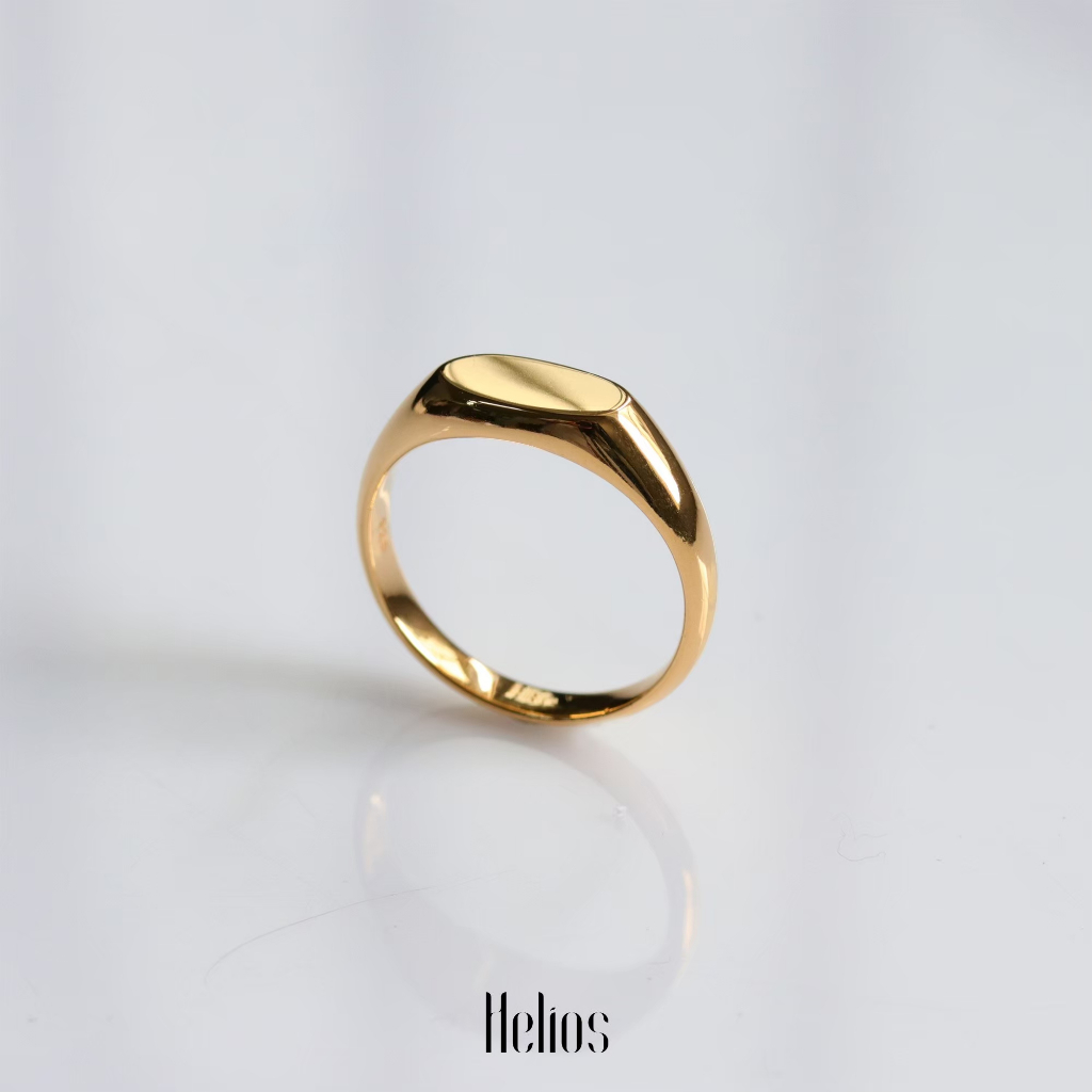 Signet ring - Signature Small เครื่องประดับเงินแท้ 925 Silver