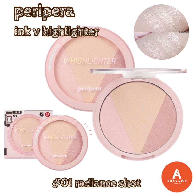 ( แท้/พร้อมส่ง) PERIPERA INK V HIGHLIGHTER 01 RADIANCE SHOT 8.3 g.