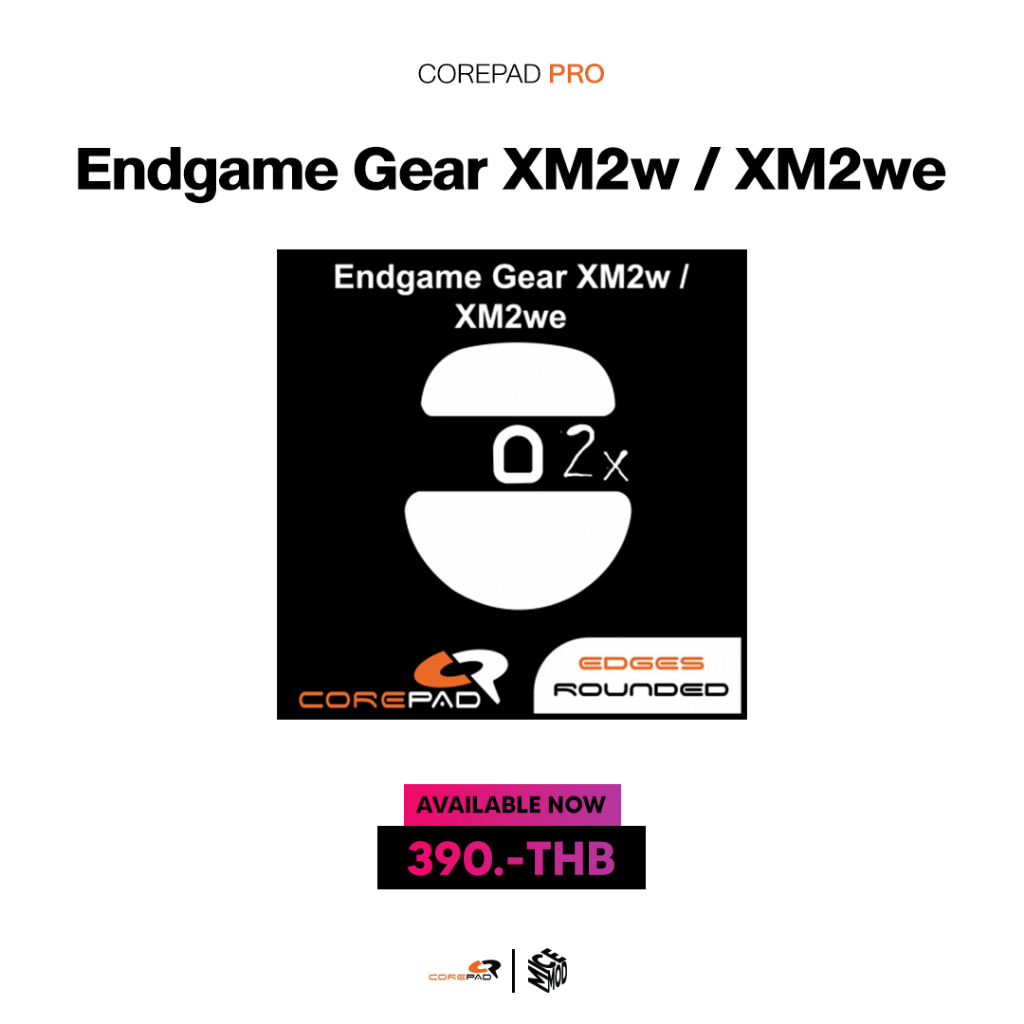BTL Mouse Feet Skate for EndgameGear XM2we 0.77mm Arc Edge Smooth