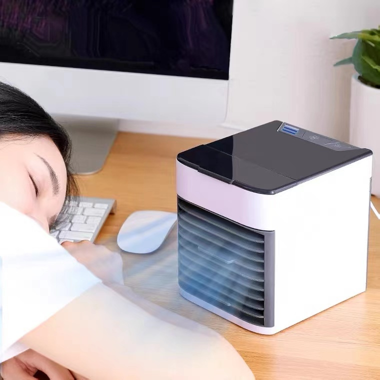 Air mini เครื่องทำความเย็นมินิ USB แอร์พกพา แอร์ตั้งโต๊ะขนาดเล็ก พัดลมไอเย็น - รูปที่ 3