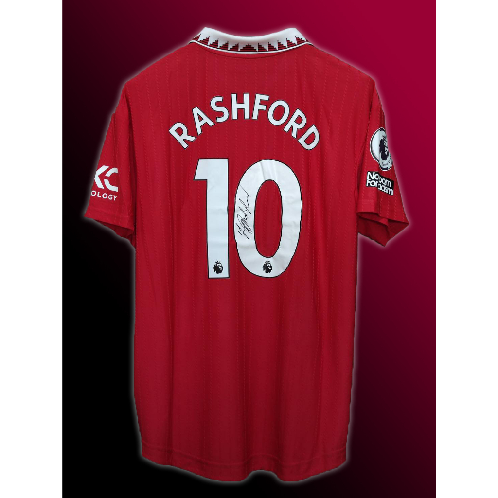 เสื้อเหย้า player Manchester United 2023 แขนสั้นพร้อมลายเซ็น Marcus Rashford