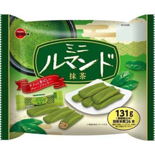 Bourbon mini lumonde matcha 124g. เบอร์บอน เวเฟอร์เคลือบครีมรสชาเขียว จากญี่ปุ่น🇯🇵 ขนมญี่ปุ่น