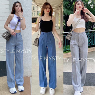 ✅โค้ดส่วนลด 40.- ขั้นต่ำ 199.- เพียงใส่โค้ด T3GU3 แบบมาใหม่ค๊าา กระบอกกลางเอวสูง ผ้า cotton  snow