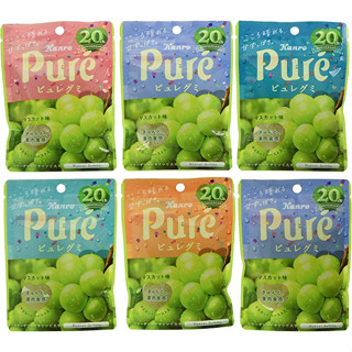 Kanro Pure Gummy Muscat 56 กรัม X 6 ถุง ส่งตรงจากญี่ปุ่น