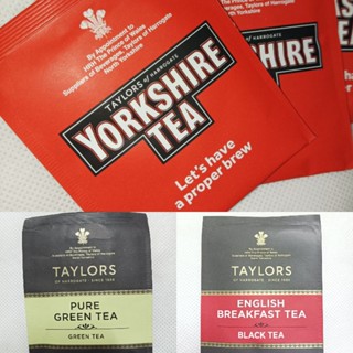 TAYLORS OF HARROGATE TEA ชาซอง เทเลอร์ breakfast tea pure green tea Yorkshire tea ชาเขียว ชาดำ