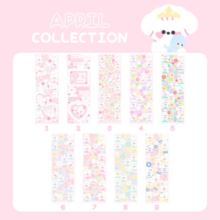 nomnamms APRIL COLLECTION👑🎀 สติกเกอร์ร้านหน่อมแน้ม💗