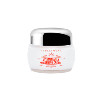 Label Young Vitamin Milk Whitening Cream 55g.