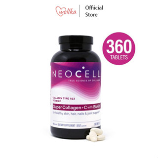 Neocell ผลิตภัณฑ์เสริมอาหาร Super Collagen + C 6000mg with biotin ปริมาณ 360 เม็ด