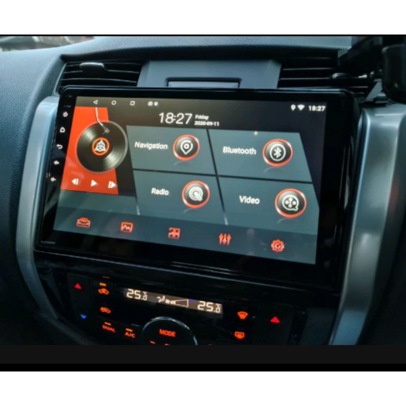 จอแอนดรอยติดรถยนต์ตรงรุ่น NISSAN NAVARA NP300 รถปี 2016-2020 จอ 10 นิ้ว(4+32gb)