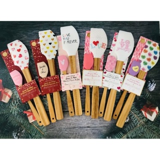 Silicone spatula set 2 pc ชุดไม้พายซิลิโคน2ชิ้น ทนร้อน นำเข้าจาก USA