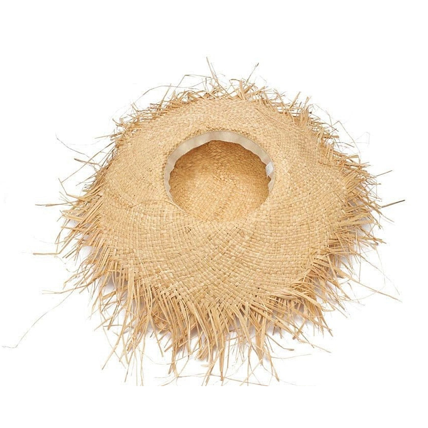 BikiniFC🧸 SB238 หมวกสานปีกกว้าง ขอบรุ่ย หมวกกันแดด ใส่เที่ยวทะเล - รูปที่ 6