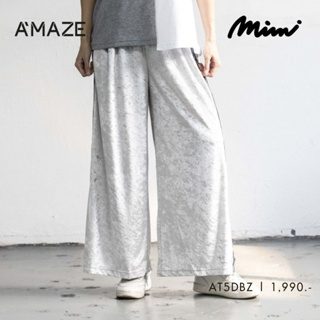 MIMI PANTS กางเกงขายาวสีขาว ลายมีมี่ (AT5DBZ)