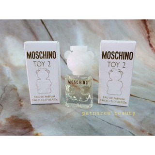 น้ำหอมน้องหมีขาว  Moschino Toy 2 edp 
ขนาด 5ml