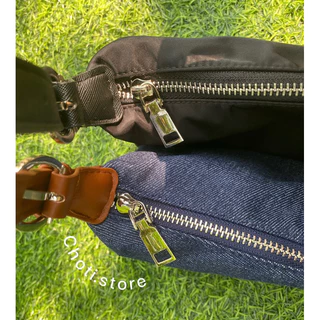 ❌ส่งของทุกวัน❌ (Liveทุกวัน📹 ) CHER BAG กระเป๋าสะพายไหล่,ครอสบอดี้ มี2สาย(เดนิม/ยีนส์,ดำ/ไนลอน)สาวๆy2kห้ามพลาด!!