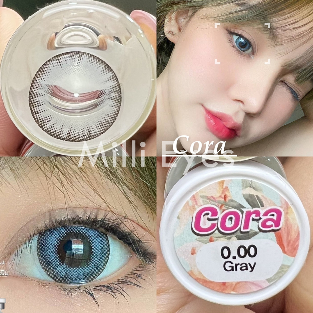 ตาโต แบบปังๆ ฟาดๆ Cora สวยเป๊ะ รับตรงจากแบรนด์ คอนแทคเลนส์ LovelyLens ค่าน้ำสูง 42% กรองแสงUV บิ๊กอาย ตาโต สวยมาก