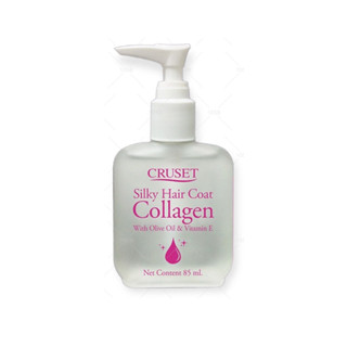 เซรั่มเคลือบผม ครูเซ็ท ซิลกี้แฮร์โคท คอลลาเจน 85 มล. (17031) Cruset Silky Hair Coat Collagen