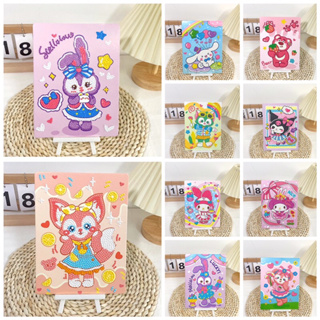 พร้อมส่ง!! ของเล่นฝึกสมาธิเด็ก ครอสติสคริสตัล สติ๊กเกอร์ diy diamond painting 5d ลายการ์ตูน งานประดิษฐ์ diy เด็ก