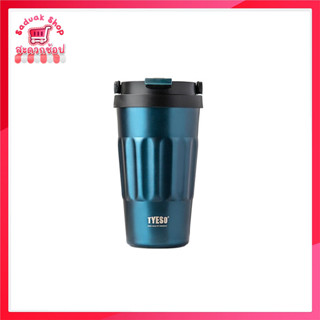 แก้วกาแฟ Tyeso แท้ เก็บอุณหภูมิ ความร้อน ความเย็น มีหูหิ้ว สแตนเลส304  Coffee Mug #h065