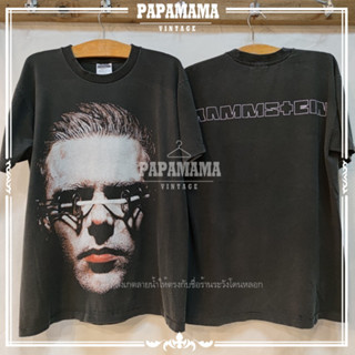 [ RAMMSTEIN ] SEHNSUCHT sigle promo shirt 2 เสื้อวง เสื้อโปรโมท เสื้อร๊อค เสื้อวินเทจ papamama vintage