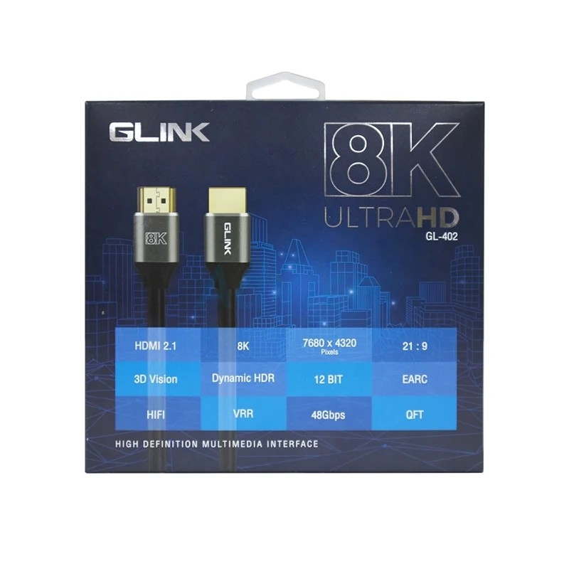 สาย Cable GLINK' GL402 HDMI 8K V.2.1 2M/3M