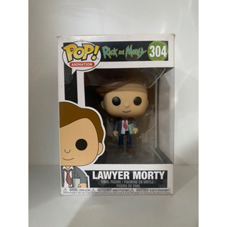 Funko Pop Lawyer Morty Rick And Morty 304 กล่องมีรอยยับ