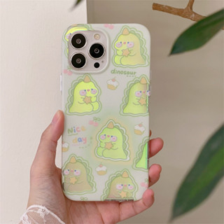 ส่งจากไทย พร้อมส่ง #เคสไอโฟน โฮโลแกรม ผิวด้าน #iphone 11-14Promax 🦖โฮโลแกรมไดโนเสาร์เขียว