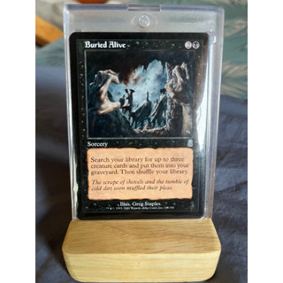 การ์ด MTG Buried Alive Black Commander Magic the gathering EDH รุ่น Odyssey สภาพ Ex-Nm