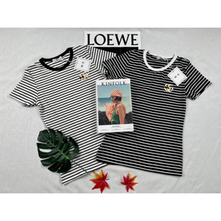 เสื้อยืดME : ลายริ้ว G หน้าอก