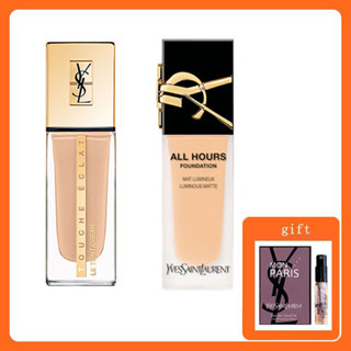 【ของแท้ 💯】New‼️YSL All Hours Foundation LN1/LN4 &amp;YSL TOUCHE ÉCLAT LE TEINT CRÈME B10/B20 YSL รองพื้นชนิดน้ำติดทน