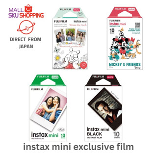 【Direct from Japan】Fujifilm instax mini Plain Instant film - 10 sheets for Fuji Instax Mini camera photo films