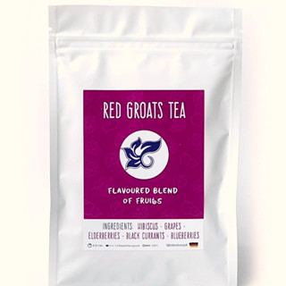 ชาผลไม้ Red Groats ,Blueberry, Blackcurrant, Hibiscus, Grape ชาพรีเมี่ยมจากเยอรมัน