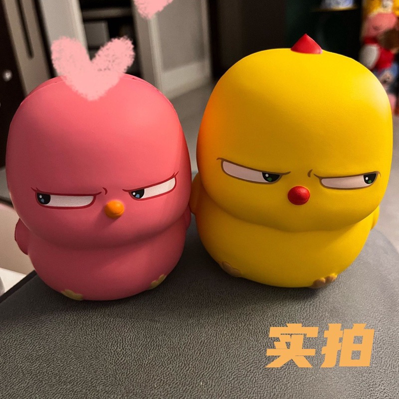 💕{พร้อมส่ง}ยามะนก ไก่เหลือง Warbie Yama & Phebie plushyสกุชชี่วาร์บี้ยามะนกสีเหลืองจอมกวนของเล่นบีบคลายเครียด รูปการ์ตูน