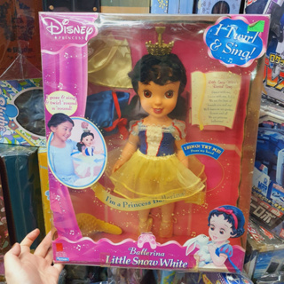 12" Disney Ballerina Little Snow White Doll Action Figure ตุ๊กตาสไนไวท์ ของแท้ ดีสนี่ย์ ผมดำ