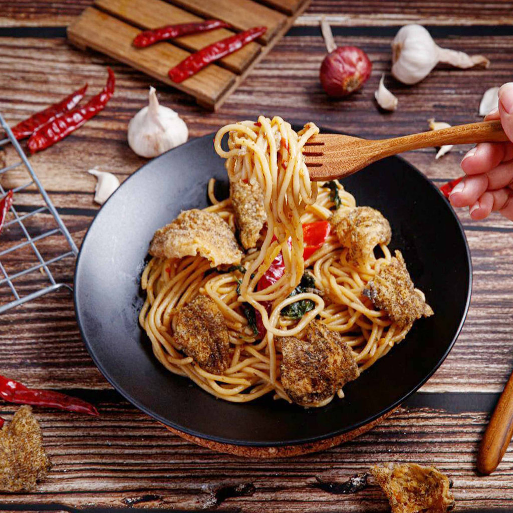 แพ็คคู่ 1 FREE 1 รสดั้งเดิม 300ก.+น้ำพริกสลิดกรอบ 70ก