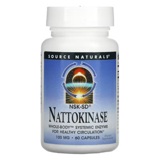 Source Naturals Nattokinase 100 mg 60 Capsules