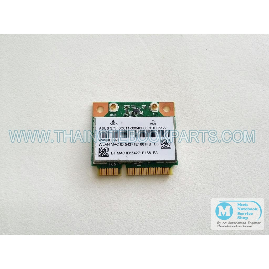 การ์ดไวเลส Asus K450L - AR5B225 ,AW-NB097H Wireless Card(สินค้ามือสอง)