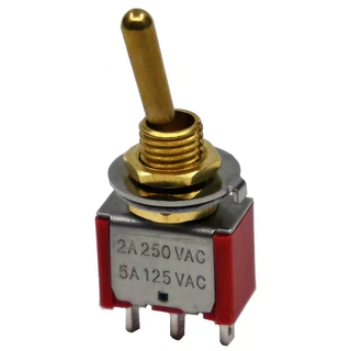 สวิทโยก2ทาง ON-OFF 15A 250V 6mm 12mm สวิทช์สลับ สวิตช์เปิดปิด สวิตช์คันโยก Toggle Switch สวิตช์ไฟ 12v