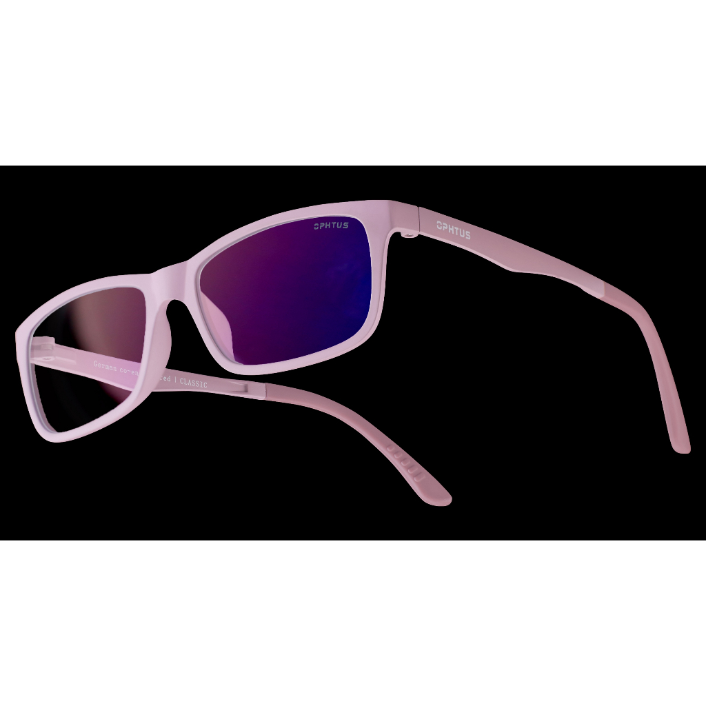 OPHTUS CLASSIC PINK แว่นกรองแสงสีฟ้า ไม่มีค่าสายตา (มือ 2)