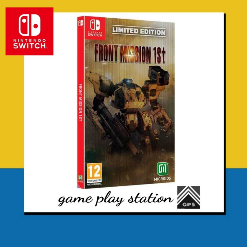nintendo switch front mission 1st limited edition ( english zone 2 )