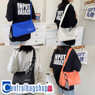 centralbagshop(C1851) กระเป๋าสะพายข้างKoNBAG ผ้าอ๊อกซ์ฟอร์ด (แถมที่ห้อย)