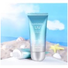 สูตรใหม่ ครีมกันแดดนมวัว กันแดดหน้า UV SPF50+ กันเหงื่อ กันน้ำ บางเบา ซึมเร็ว-SPUVกันแดด